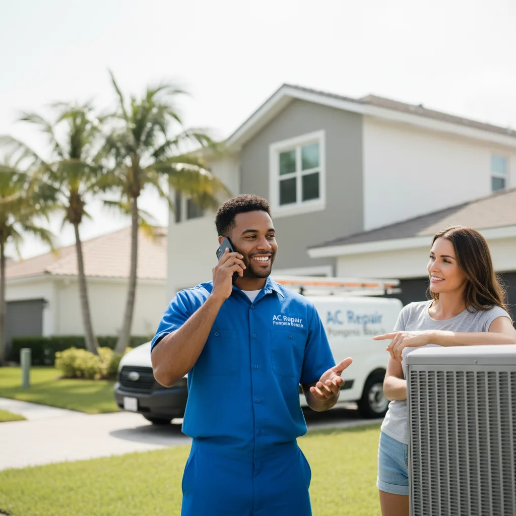AC Repair Pompano Beach customer support in Kinder